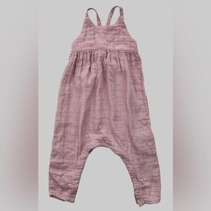 Angel Dear Lilac Muslin Jumpsuit 18-24M